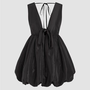 Cider Black Mini Dress